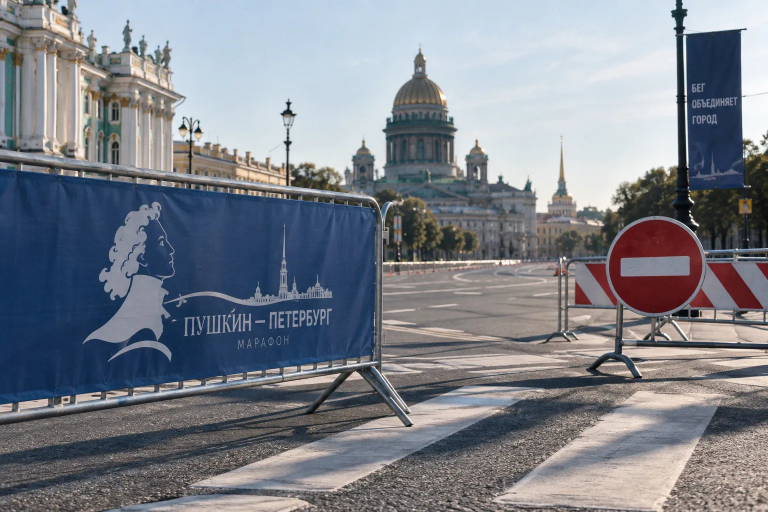 Марафон «Пушкин — Петербург» и другие ограничения: как город перекрывает дороги